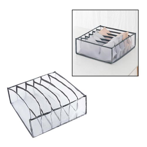 Home Closet Organizer for Socks Separated Underwear Gray 6 Gripes