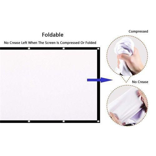 Projection Screen Portable 30150 Inch 16:9,Outdoor Movie Screen For Travel Home Theater