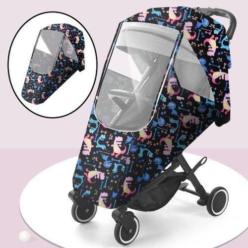 Baby Stroller Rain Buggy Rain Dinosaur Pattern