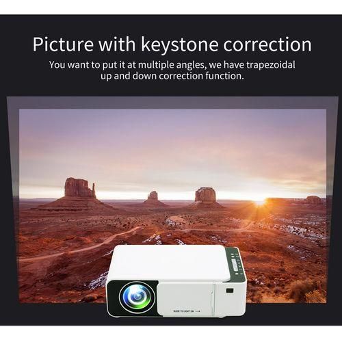 T5 100ANSI Lumens 1024x600 Resolution LEDLCD Technology Smart Projector, Same Screen Version