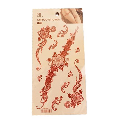 Waterproof Tattoo Sticker - Flower Wings