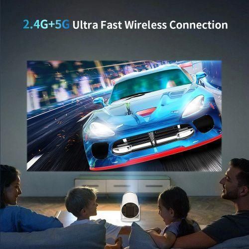 Android 12.0 Projector WiFi Bluetooth 4k Supported Outdoor Movie Projector