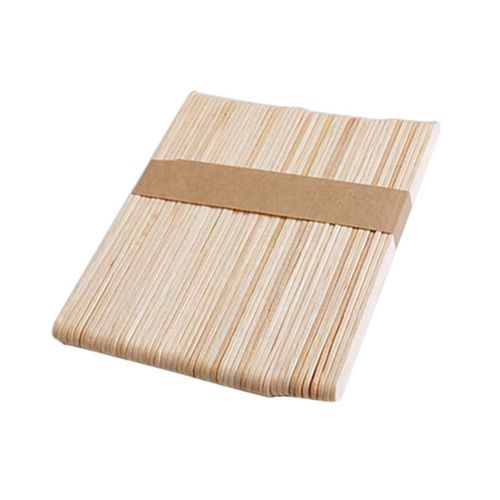 50 Pcs Ice  Sticks Lollipop Sticks Wooden Cake Tools Hand DIY