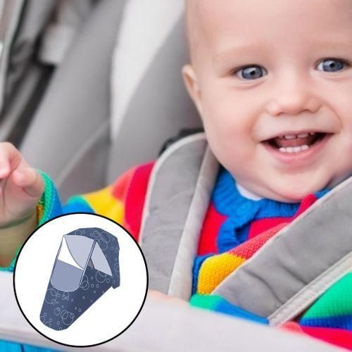 Stroller Raincover Pram Waterproof Zipper Rain Cover Wind Dark Blue