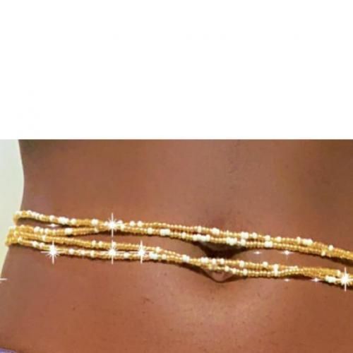 Ladies 2 Attractive Waist Beads-Multicolor