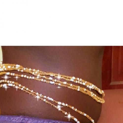 Ladies 2 Attractive Waist Beads-Multicolor