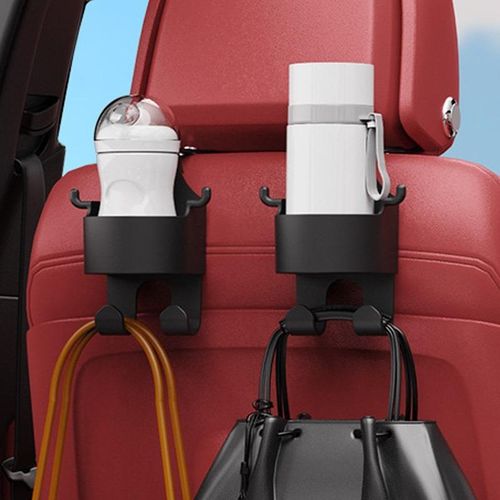 Car Multifunctional Seat Water Cup Holder Storage Box Mobile Phone Holder Universal Rear Seat Drink Holder Car Interior Supplies