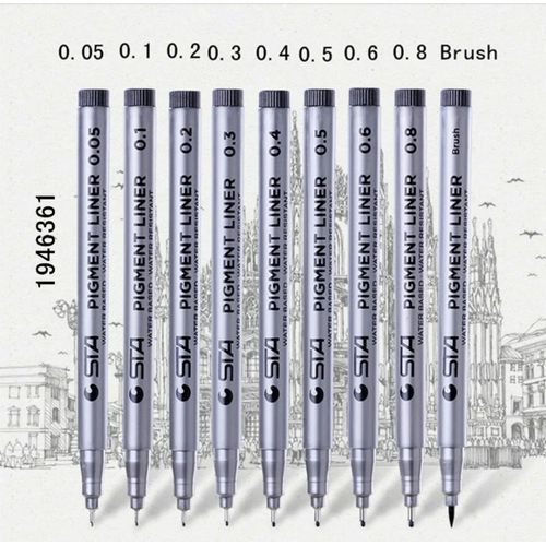Waterproof Art Markers, Brush Pen, For Painting, Drawing, Fine Sketching