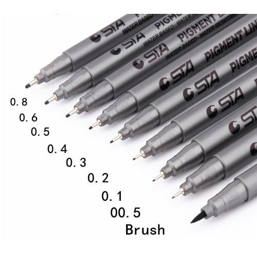 Waterproof Art Markers, Brush Pen, For Painting, Drawing, Fine Sketching