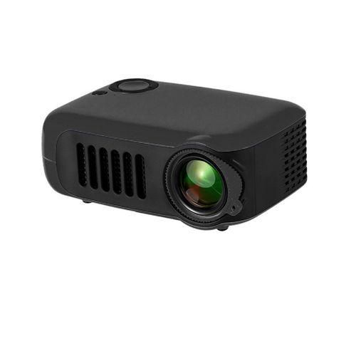 A2000 Portable Projector 800 Lumen LCD Home Theater Video Projector, Support 1080P, UK Plug Black