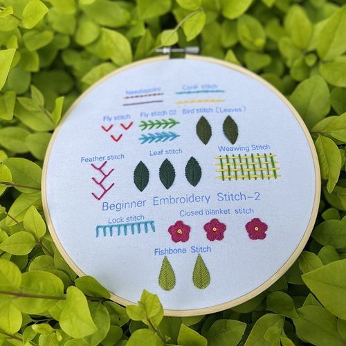 English Handmade Sewing Kit Lu Embroidery Cross Practice Bag