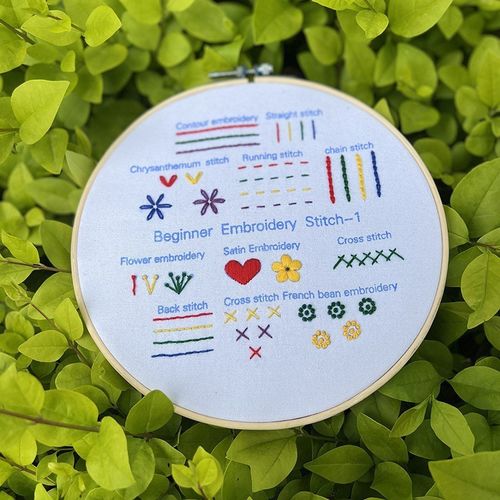 English Handmade Sewing Kit Lu Embroidery Cross Practice Bag