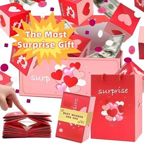 Surprise Gift Box Money Pop-Up Box For Christmas Birthday
