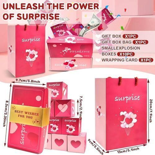 Surprise Gift Box Money Pop-Up Box For Christmas Birthday