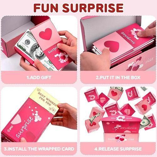 Surprise Gift Box Money Pop-Up Box For Christmas Birthday