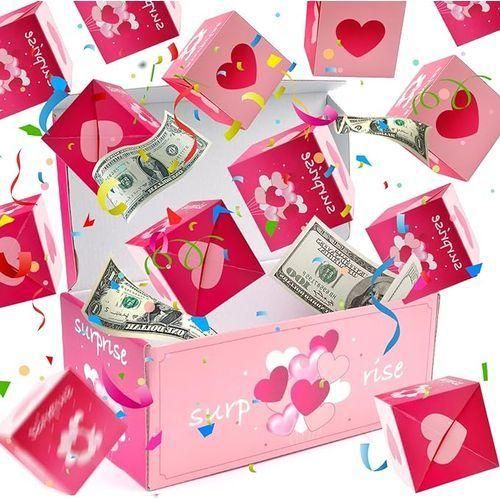 Surprise Gift Box Money Pop-Up Box For Christmas Birthday