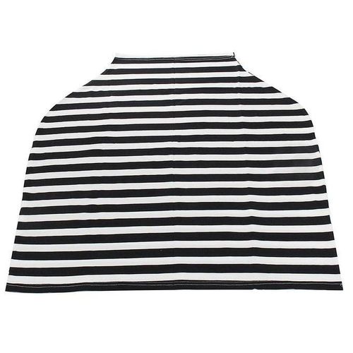Stretchy Car Seat Canopy Multi Use Cover Baby Beanie Carrying nursing cover Black
