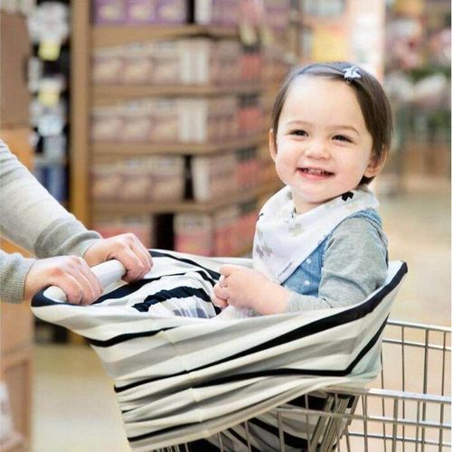 Stretchy Car Seat Canopy Multi Use Cover Baby Beanie Carrying nursing cover Black