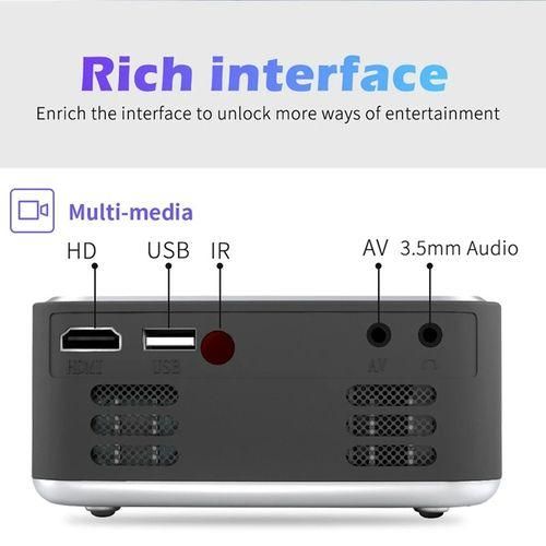 Mini Projector LCD LED Portable Projector Home Cinema USB Video