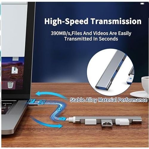 Samsung 4 Port USB Extender 3.0 Speed  - Grey,