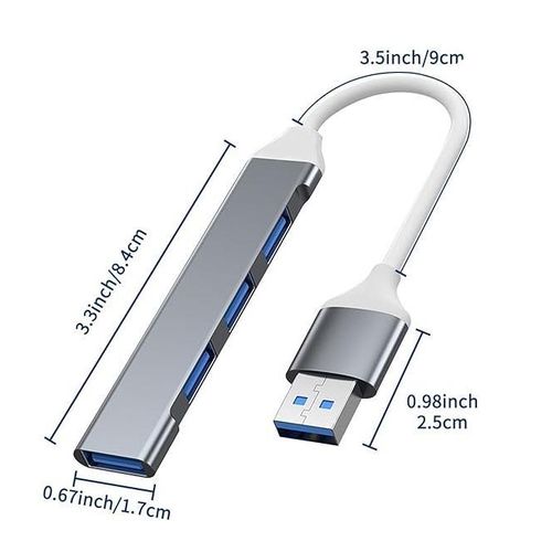 Samsung 4 Port USB Extender 3.0 Speed  - Grey,