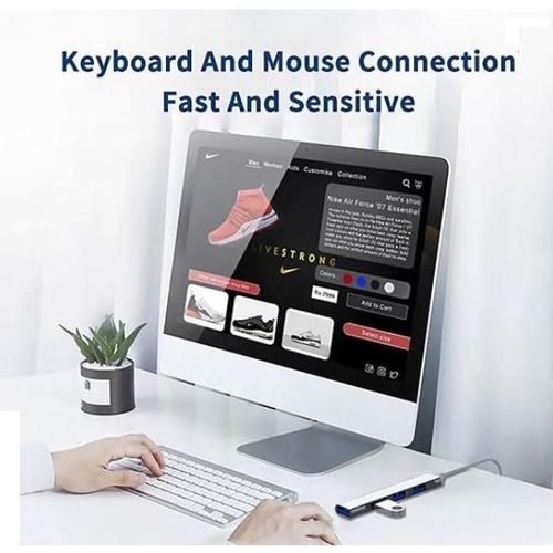 Samsung 4 Port USB Extender 3.0 Speed  - Grey,