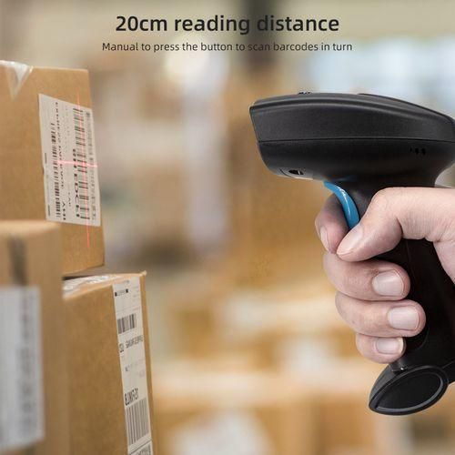 1D2D Barcode Scanner Handheld USB Wired Bar Code Reader
