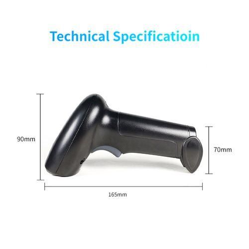 USB Barcode Scanner 1D 2D QR Handheld Wired Bar Code Reader