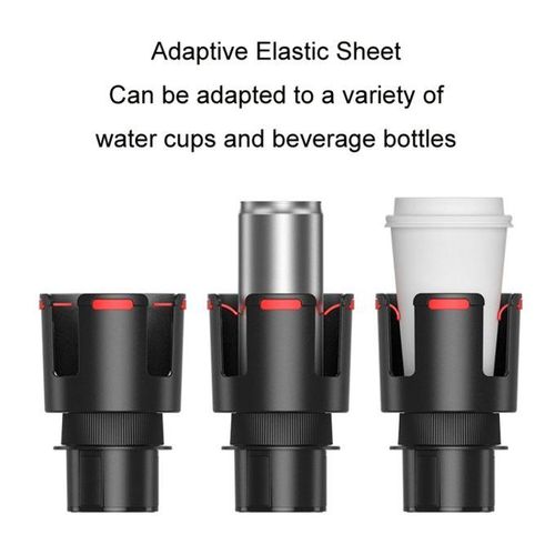 2 In 1 Car Center Console Water Cup Holder Storage Box