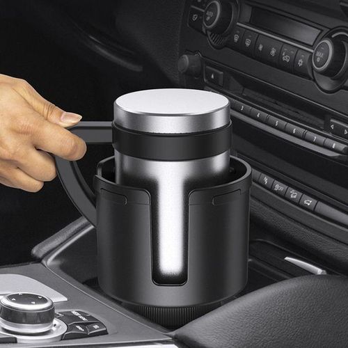 2 In 1 Car Center Console Water Cup Holder Storage Box