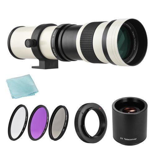 Andoer Camera MF Super Telephoto Zoom Lens F8.316 420800mm T