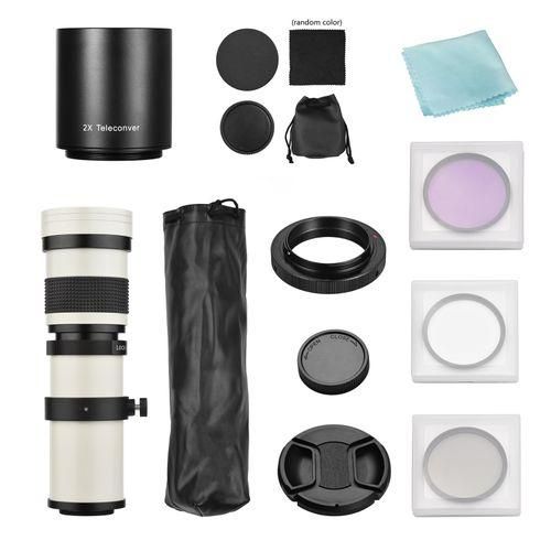 Andoer Camera MF Super Telephoto Zoom Lens F8.316 420800mm T