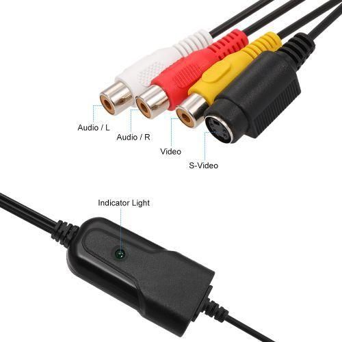 Portable USB 2.0 Video Audio Capture Video Converter