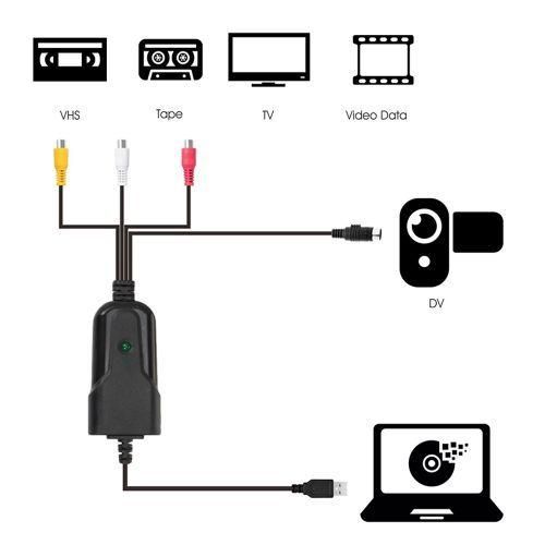 Portable USB 2.0 Video Audio Capture Video Converter