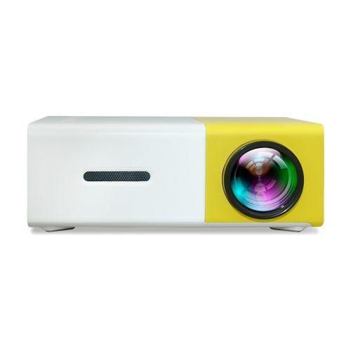 YG300 400LM Portable Mini Home Theater LED Projector With Remote ControllerYellow