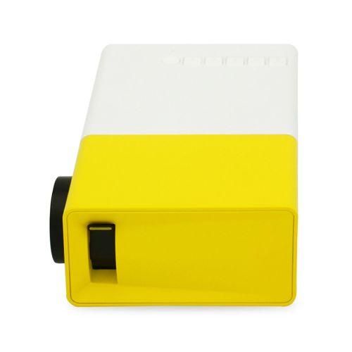 YG300 400LM Portable Mini Home Theater LED Projector With Remote ControllerYellow