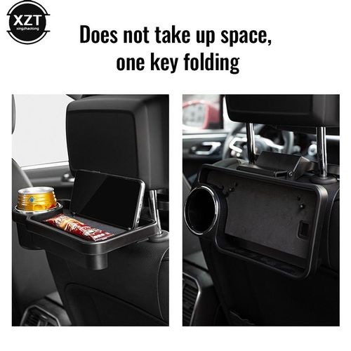 Car Accessories Car Back Seat Table Car Cup Holder Car Folding Table Auto Drink Food Cup Tray Holder Stand Desk