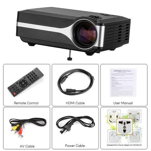 Z495 4 Inch Single LCD Display Panel 800x400P Smart Projector With Remote Control
