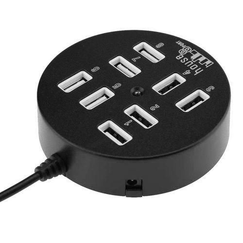 High Speed 8 Ports USB 2.0 Portable Round USB Hub, Length: 60cm Round