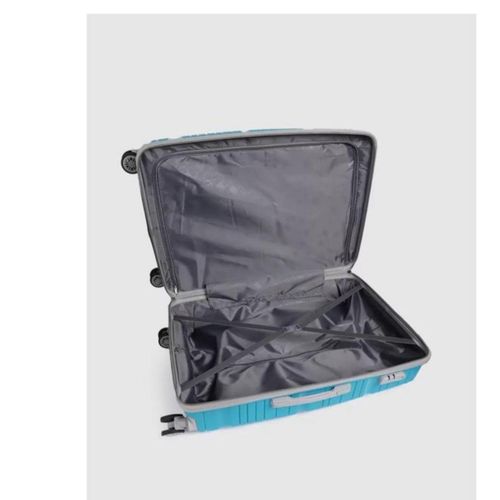 Traveler's Choice A 4 Wheel waterproof Rubber suitcase For Traveling - Blue