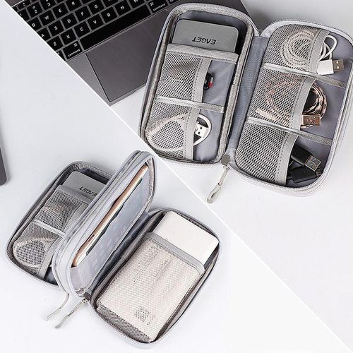 Data Cable Storage Bag, Portable Multi-function Digital  ,