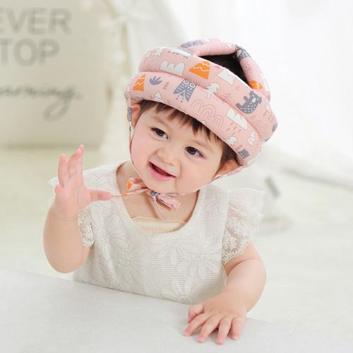 Baby Drop-Resistant Head Protection Pad Baby Toddling Fall Protection Pillow Head Protection Fall Protection Cap Children Crashproof Cap Summer Breathable