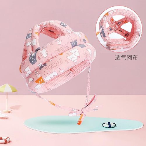 Baby Drop-Resistant Head Protection Pad Baby Toddling Fall Protection Pillow Head Protection Fall Protection Cap Children Crashproof Cap Summer Breathable