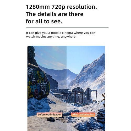 YG270 1280x720P 100ANSI LCD LED Smart Projector, Wireless Same Screen Version, Plug Type:UK Plug