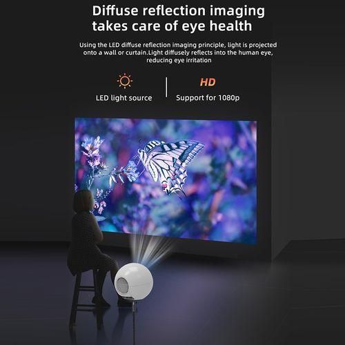 YG270 1280x720P 100ANSI LCD LED Smart Projector, Wireless Same Screen Version, Plug Type:UK Plug