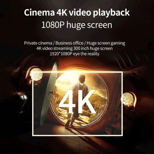 Y5 800x480P 80 ANSI Lumens Portable Home Theater LED HD Digital Projector, Android 9.0, 1G8G, UK Plug