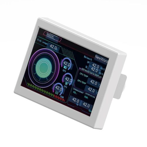 915 Generation Dual-Use Computer Sub-Screen Portable 35 Inch LCD Computer Monitoring USB Sub-Screen Desktop Computer ScreenWhite