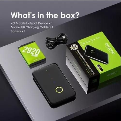 Oraimo Om - 102 Mifi Hotspot Elf2 - Black