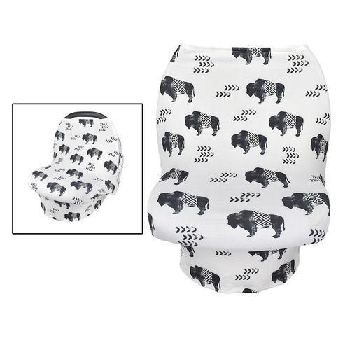 Breathable Stroller Cover Soft Carseat High Chair Ink Cow