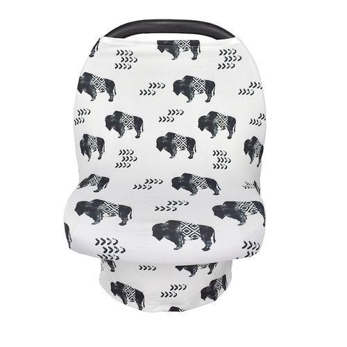 Breathable Stroller Cover Soft Carseat High Chair Ink Cow